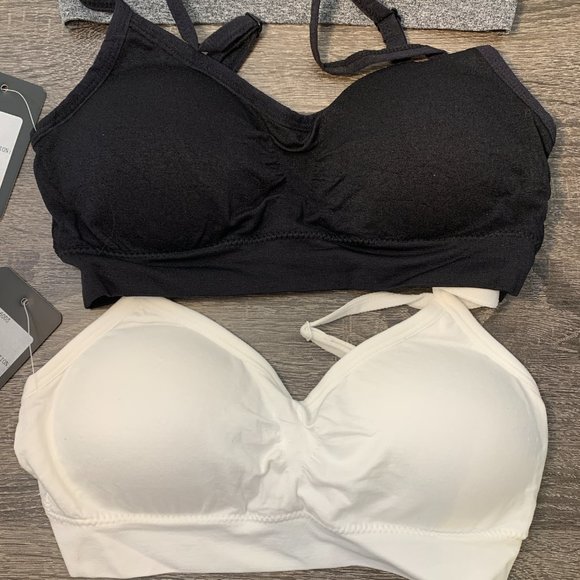 PACK OF 3 Women Low Impact Sport Bra Wirefree - Picture 5 of 10